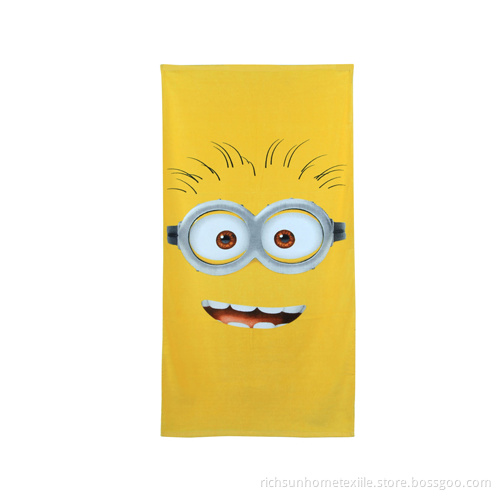 Minions beach towel